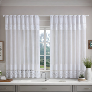 Cortina De Renda Para Cozinha 2,60m X 1,30m em Oferta na Shopee