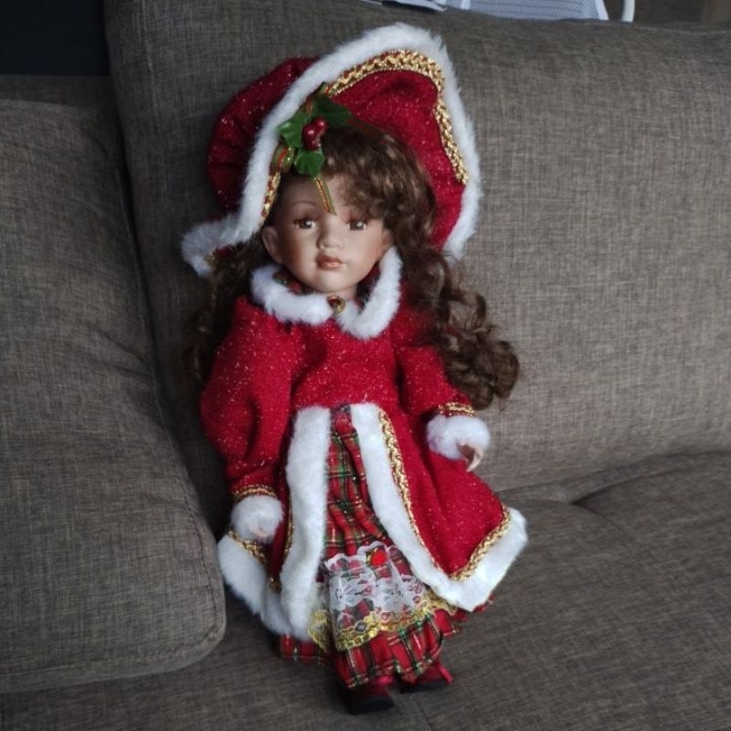 Boneca antiga! mamãe Noel.