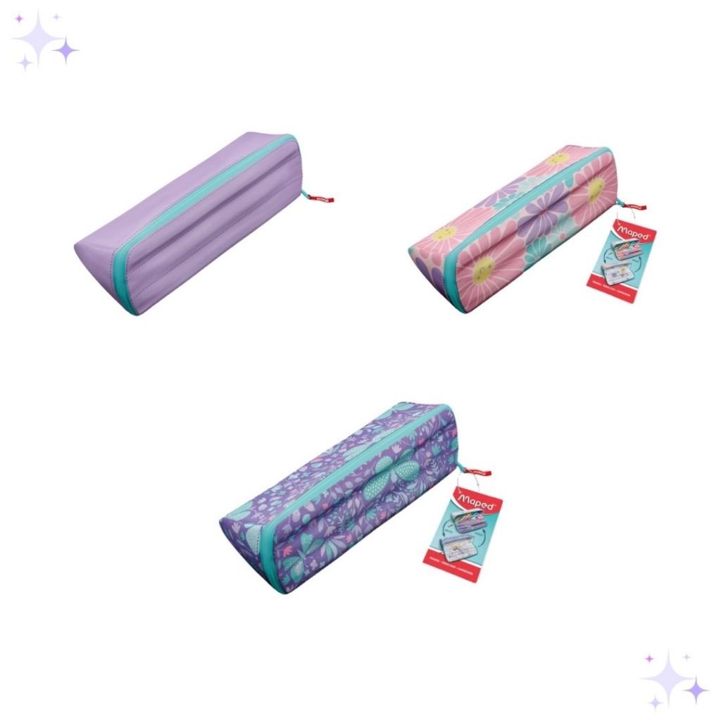 Estojo Dupla Face Fancy Glitter Pastel Maped