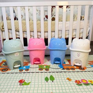 Lixeira Infantil Ursinho 6,5L ou Gatinho 8L para Quarto ou Banheiro do Bebê em Oferta na Shopee