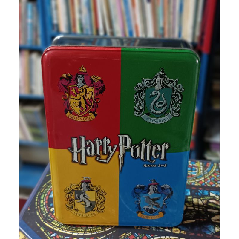 Box Lata Harry Potter - Anos 1 A 5 - Dvd's impecáveis! + brindes