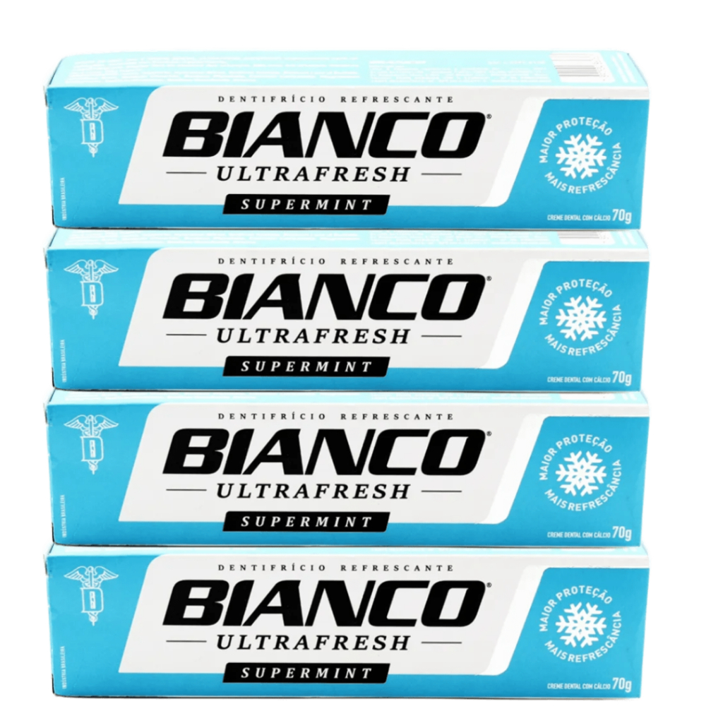 Kit c/12 Creme dental Bianco Supermint 70g