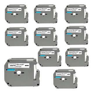 kit 10 Fitas Rotuladora Compatível P/ Rotulador Brother Mk-231 M-k231 Mk231 M231 em Oferta na Shopee