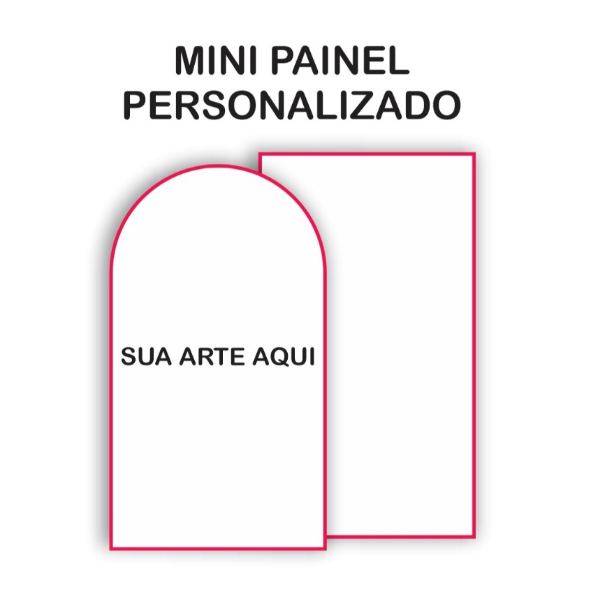MINI PAINEL ROMANO/RETANGULAR (SÓ FRENTE): SUA ARTE AQUI PERSONALIZADO em Oferta na Shopee