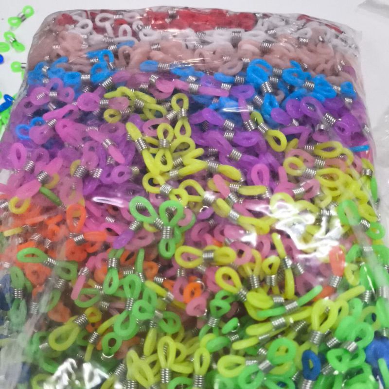 200 PÇS Silicone Salva Óculos / borrachinha para corrente de oculos - acessórios para artesanato