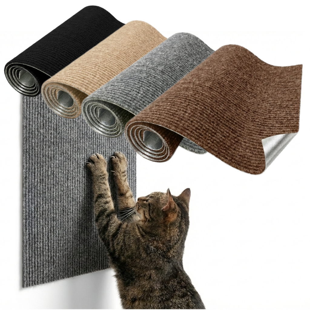 Arranhador Adesivo para Gatos 2 Metros | Protetor de Sofá Cama Móveis | Cola Resistente | Cortável em Oferta na Shopee