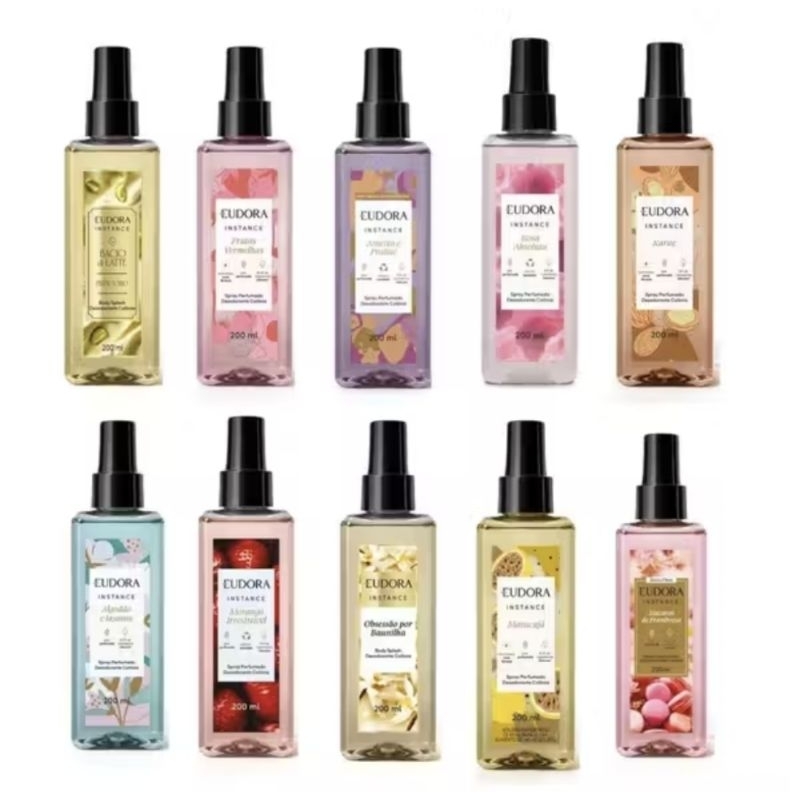 Body Spray Instance Eudora 200ml (A escolher)