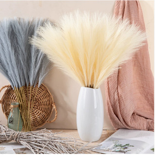 KIT10 20 30  galho de capim dos pampas artificial 55cm