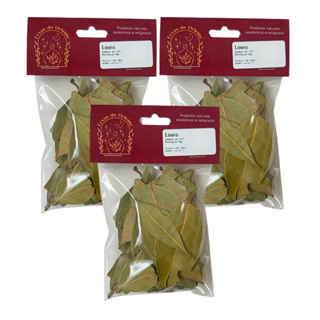Louro em Folhas Desidratado para Chá, Banho e Defumação - 100% Natural - Banho de Ervas em Oferta na Shopee