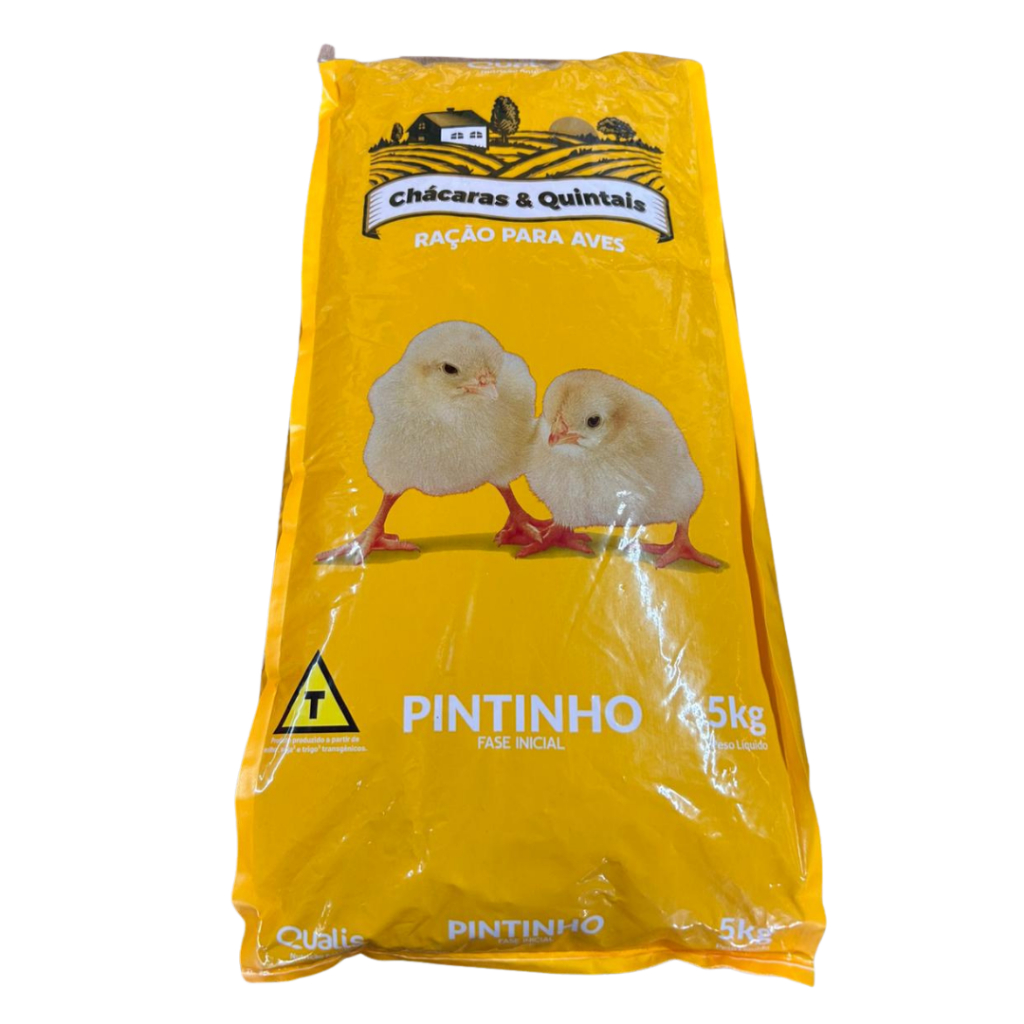 Ração Inicial Aves Premium Para Pintinho Qualis 5KG 16% Proteina Nutricao Completa Original Saudavel