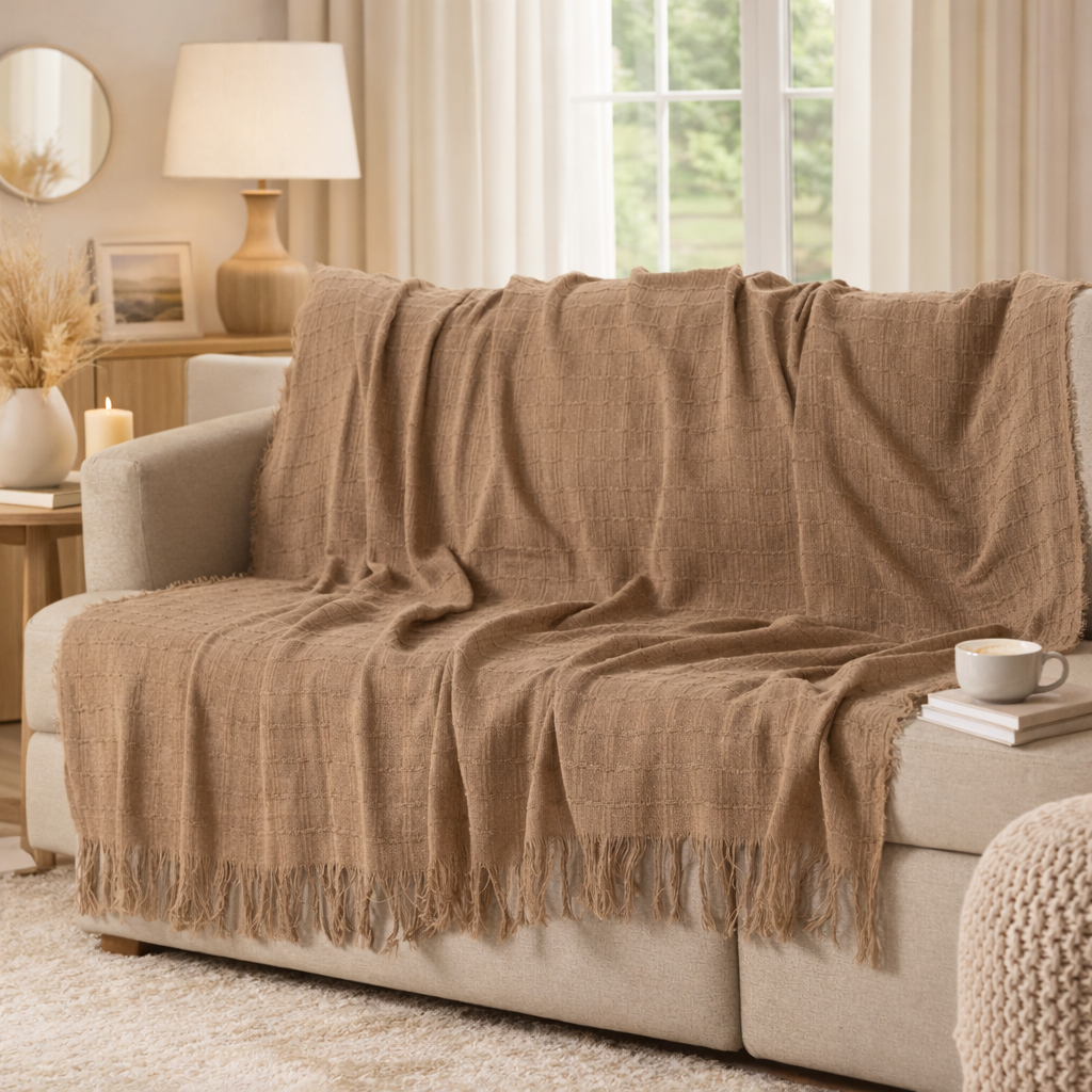 Manta Para Sofá Gigante 100% Algodão Protetor Decoração em Oferta na Shopee