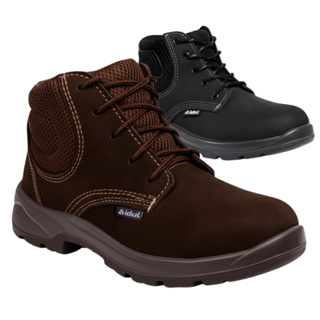 Bota Botina EPI Segurança Couro Nobuck Amarrar Idol 3600 Bico PVC CA em Oferta na Shopee