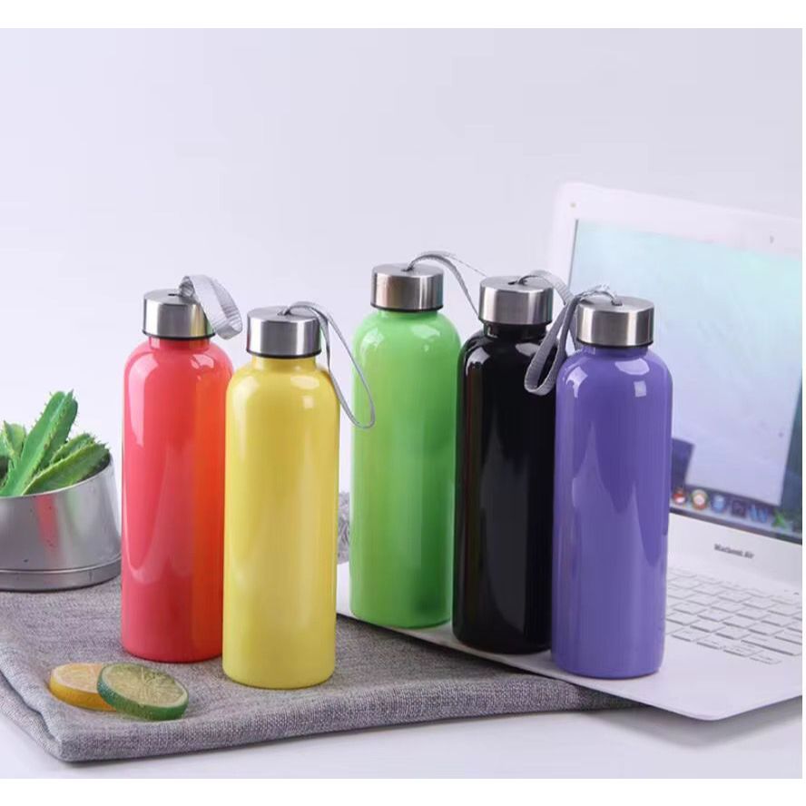 Garrafa de Água Plástica 500/600ml Reutilizável – Leve, Prática e Resistente em Oferta na Shopee