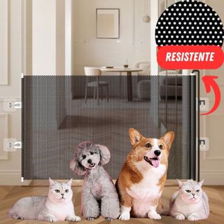 Tela de Proteção Portão Porteirinha Para Gatos Cachorro Retrátil Cerca Porta Para Pets em Oferta na Shopee