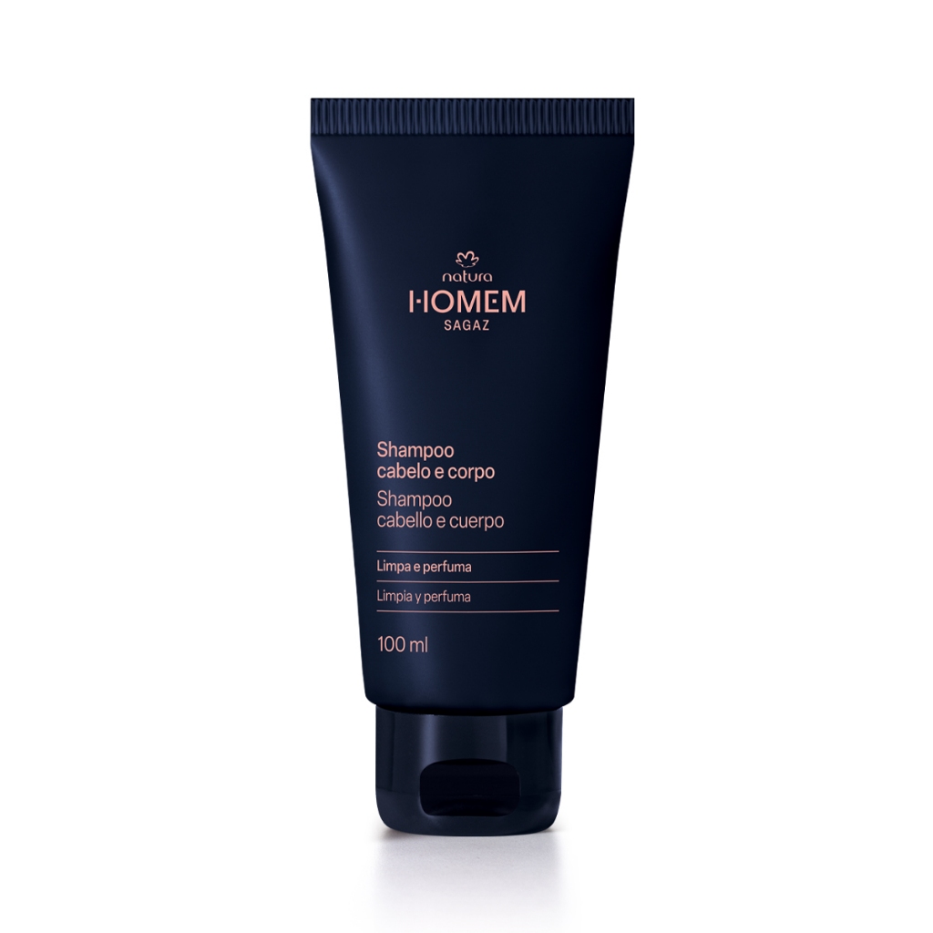 Shampoo Cabelo e Corpo Natura Homem Sagaz 100ml