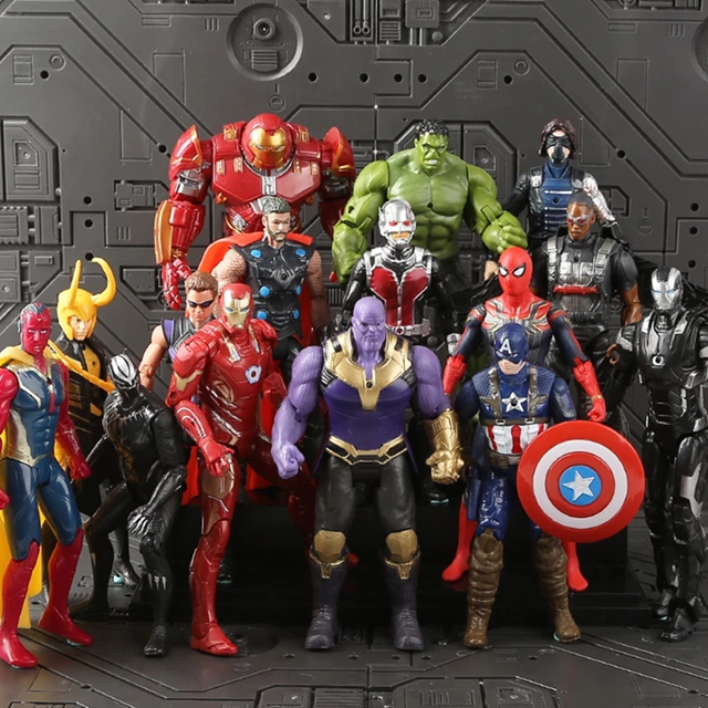Bonecos Vingadores Avengers Articulados Hulk Homem Aranha Thor  Deadpool Thanos Colecionável Luz em Oferta na Shopee