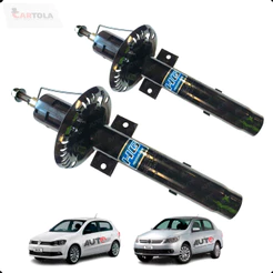 Par Amortecedores Dianteiros Original Nakata para Volkswagen Gol Voyage G5 G6 G7 de 2008 em diante