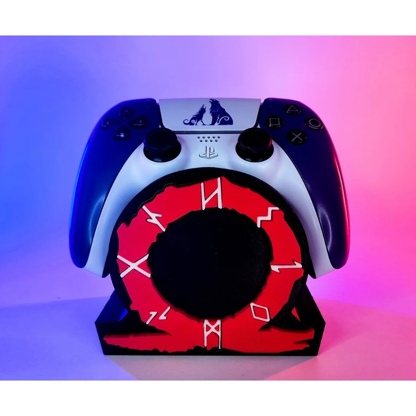 Suporte para Controle de Videogame – Logo God of War | PS3, PS4, PS5 e Xbox