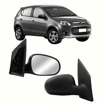 Retrovisor Palio Attractive 2012/2016 Grand Siena 2012/2021 Manual Metagal
