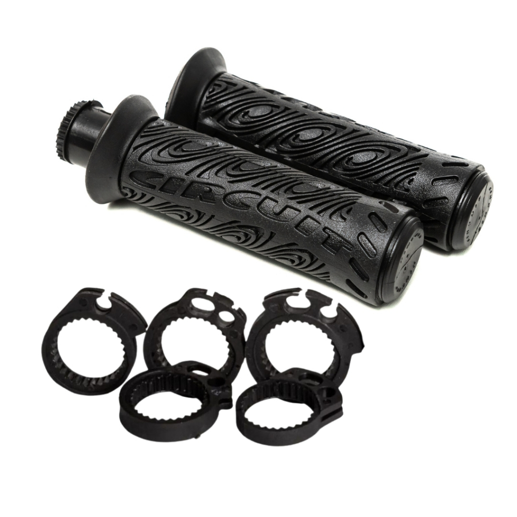 Par De Manoplas Circuit - Interlagos Plus (Fechada) - Preta - Pop 100/110 Com Tubo Inside
