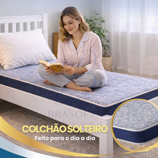 COLCHÃO ORTOPÉDICO SOLTEIRO D33 12A– 100% ESPUMA | FIRME E RESISTENTE em Oferta na Shopee