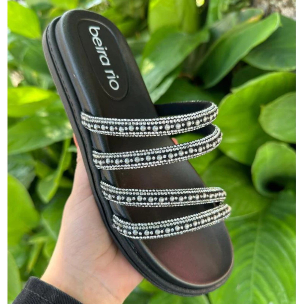 Sandália Feminina Beira Rio Conforto Papete Rasteirinha Macia E Confortável Tendência Verão em Oferta na Shopee