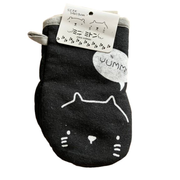 LUVA TERMICA Pequena YUMMY Gato ou Urso / Luva Termica Grande Touch Gato ou Urso - Importado