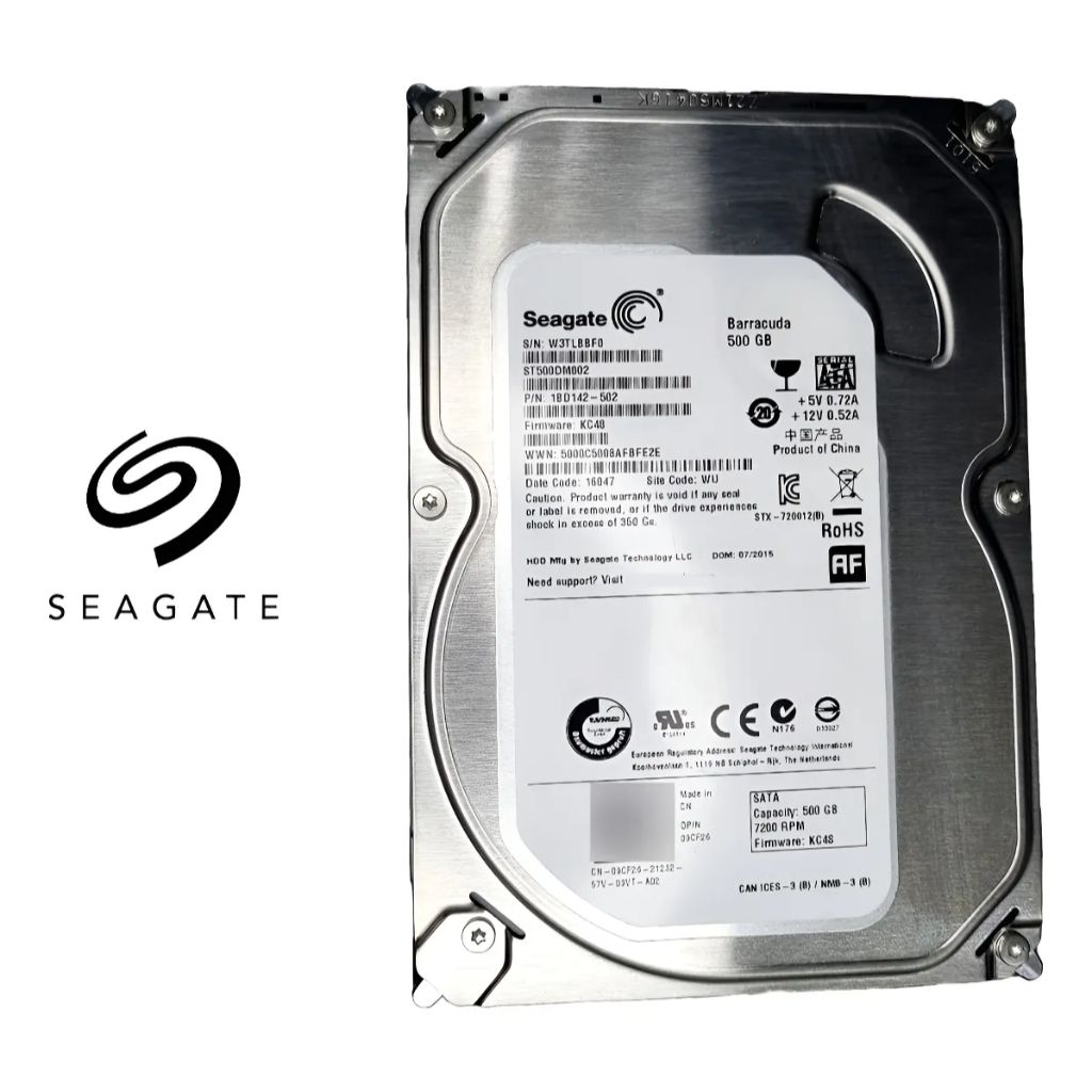 Hd de 500gb para PC Seagate ST3500312CS/ST500DM002