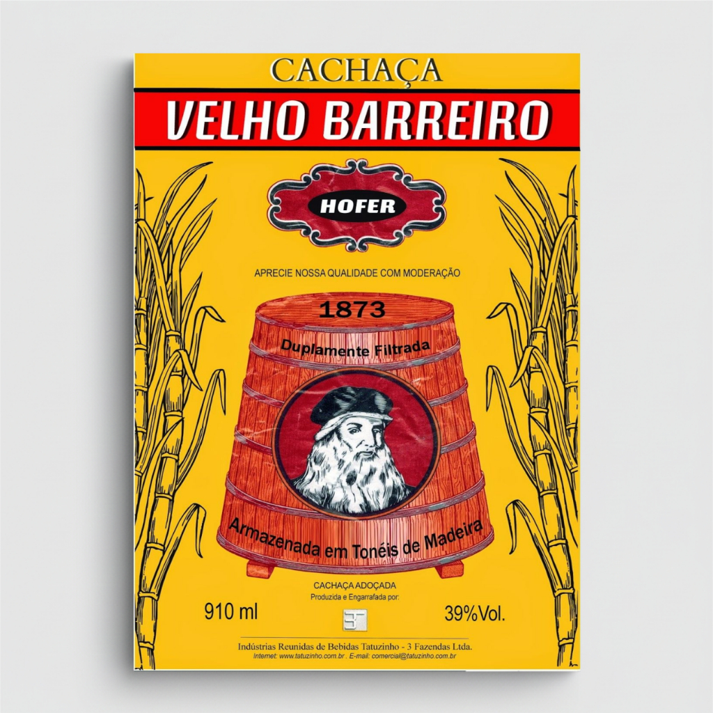 Placa Decorativa Velho Barreiro Cachaça Decoração de Parede - Placas Decorativas Divertido Bar