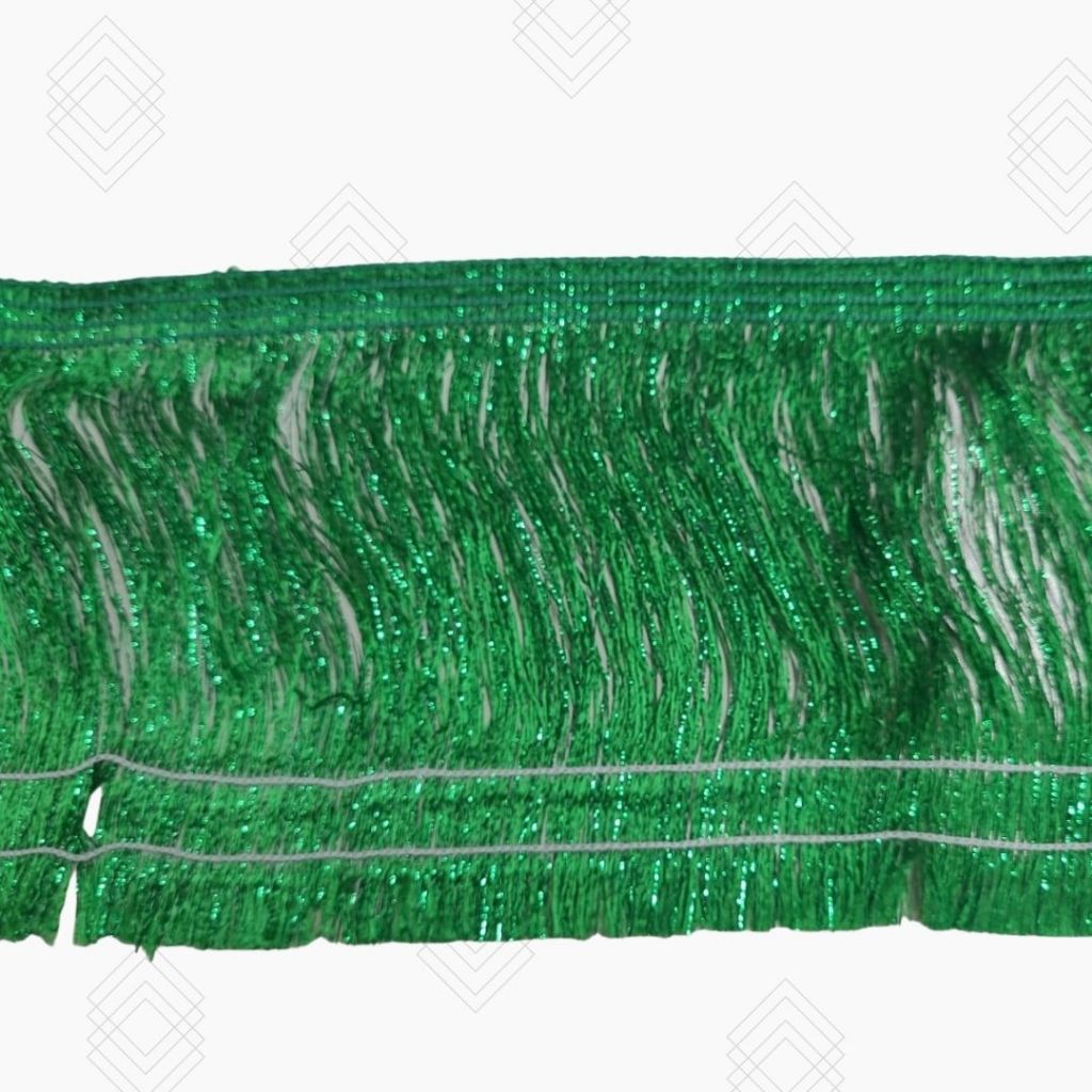 Franja com Brilho 14cm  ref.1695 marca HAK - peça 10 metros