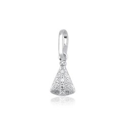 Pingente prata 925 Nossa Senhora Aparecida mini