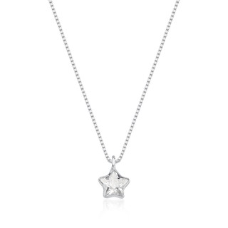 Colar ponto de Luz 45cm estrela prata 925