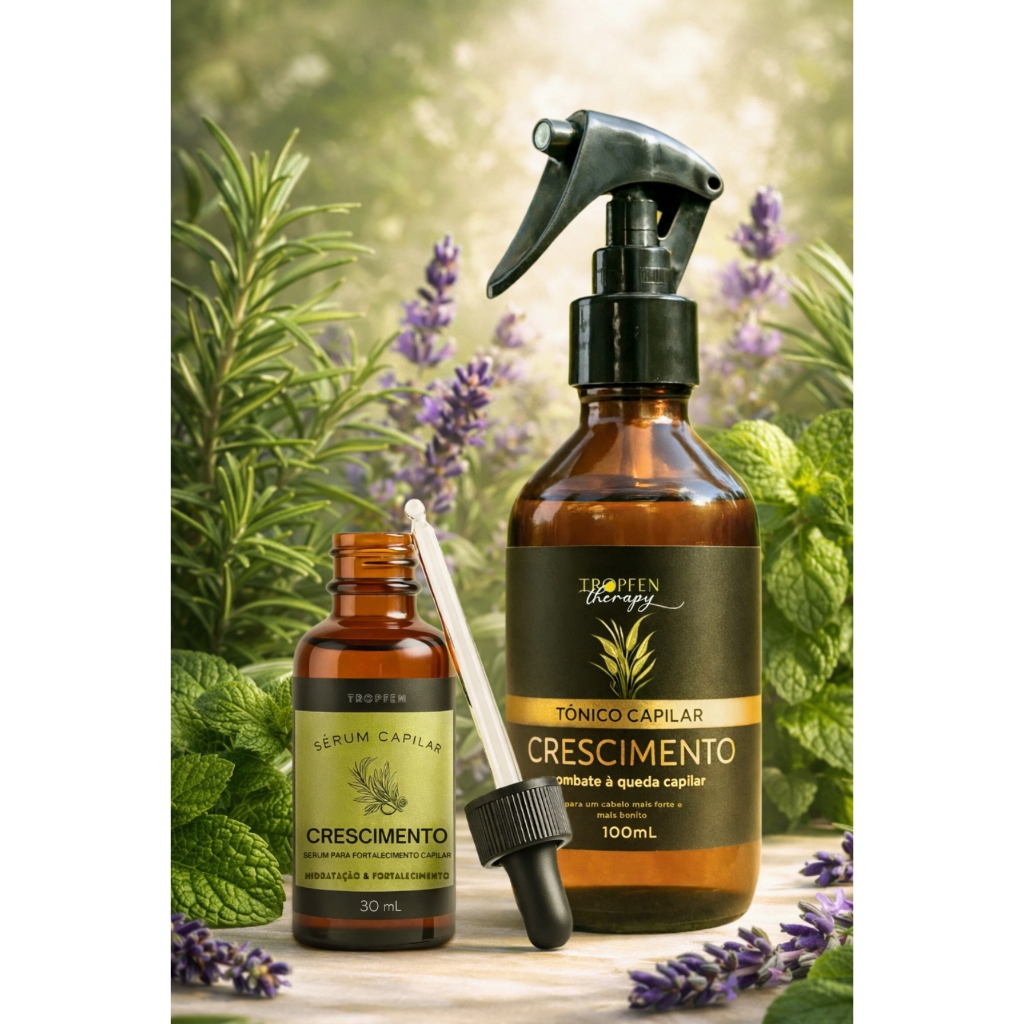 Kit Terapia Capilar Óleo de Alecrim + Tônico Poderoso de Crescimento 100 mL