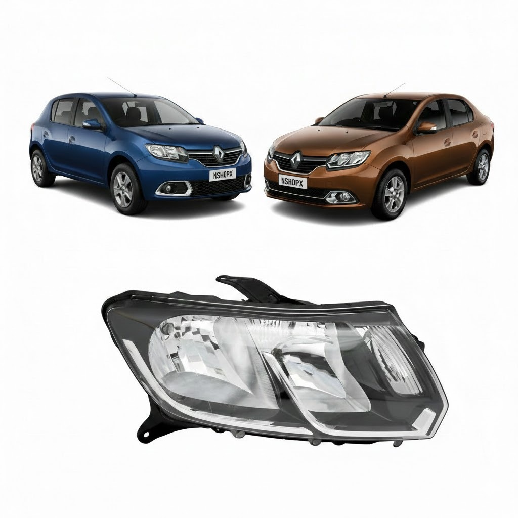 Farol Sandero 2015 2016 2017 Logan 2014 2015 16 2017 Cromado Sinaleira