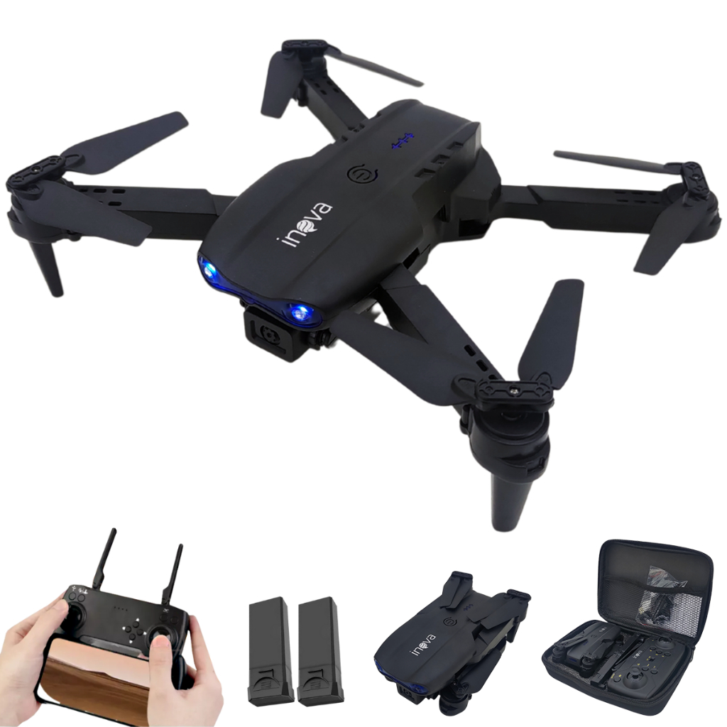 Drone Câmera 4K 2.4GHz Dobrável com Controle Remoto Inova em Oferta na Shopee