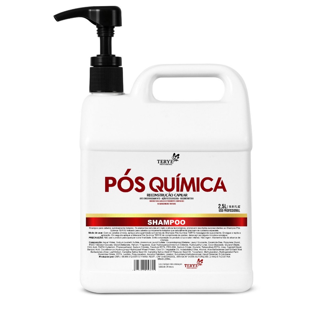 Shampoo Pós Química 2,5L Zapyle Profissional