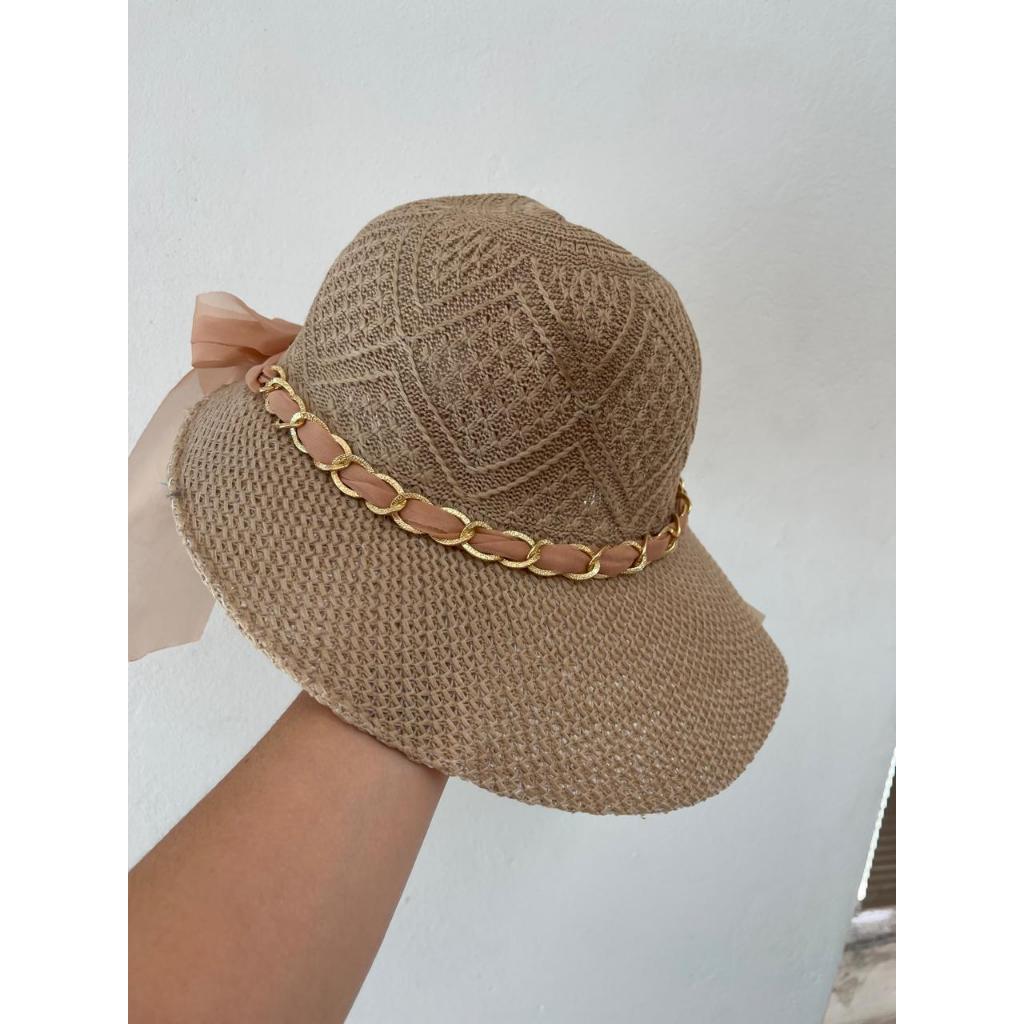 Chapéu De Praia Feminino Com Opção De Laço Ref Hi5085