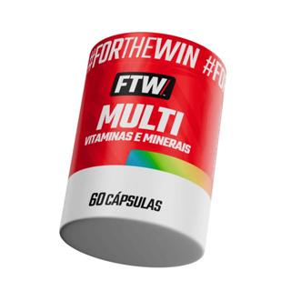 FTW Multi Vitaminas e Minerais 60 Caps - Magnésio, Zinco, Cálcio, Vitaminas em Oferta na Shopee