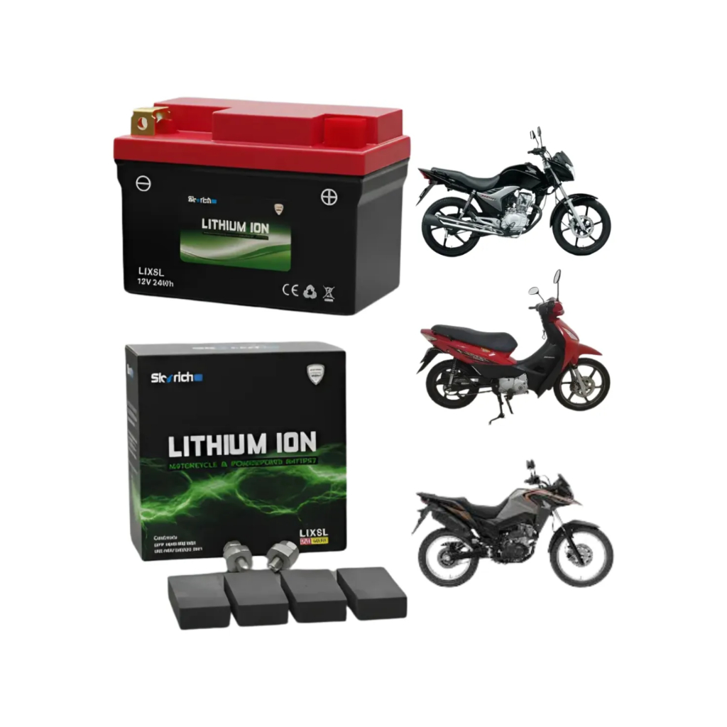 Bateria Litio Skyrich Titan 150 160 Biz Bros 150 160 Xre 190 em Oferta na Shopee