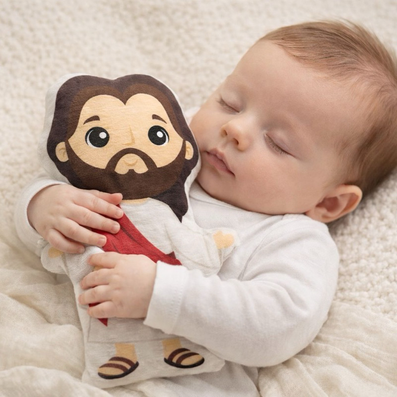 Naninha Jesus de braços abertos para bebês, crianças e pets em Oferta na Shopee