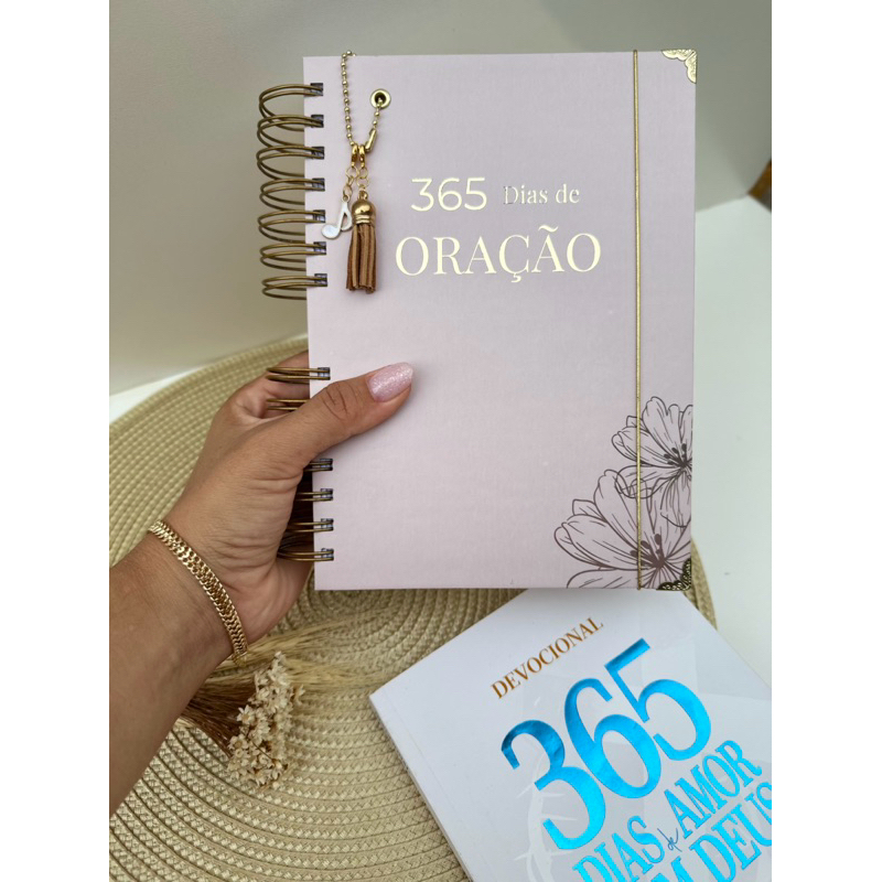 Devocional 365 Dias de Oração/ Caderno de Oração/ Devocional/ Oração Devocional/ Planner Devocional