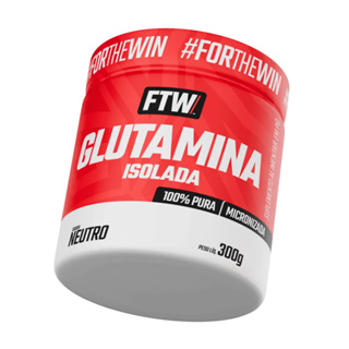 FTW Glutamina Isolada 100% Pura Pote 300g - Ultra Absorção em Oferta na Shopee