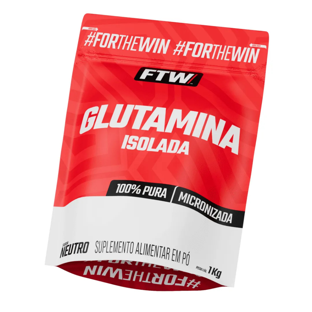 FTW Glutamina Micronizada Isolada 100%  Pura - Refil 1kg em Oferta na Shopee