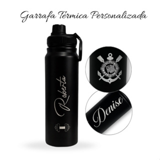 Garrafa Térmica 800ml Personalizada a Laser em Oferta na Shopee