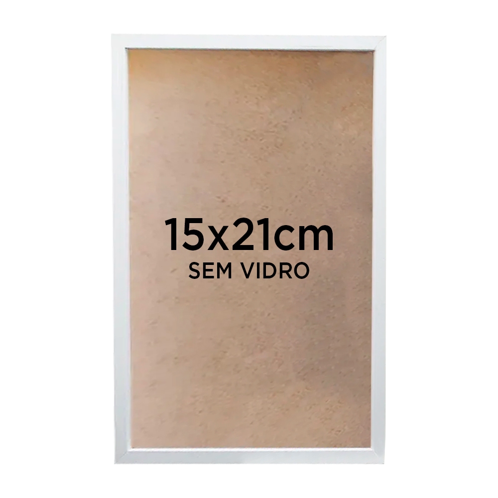 Moldura Quadro Caixa 3cm A5 15x21cm Foto Poster Ilustração Sem Vidro - Várias Cores Moldura Quadro Caixa 3cm A5 15x21cm