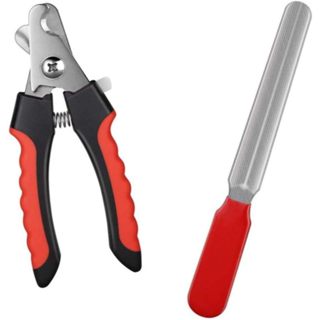 Kit alicate e lixa de unhas para pets em Oferta na Shopee