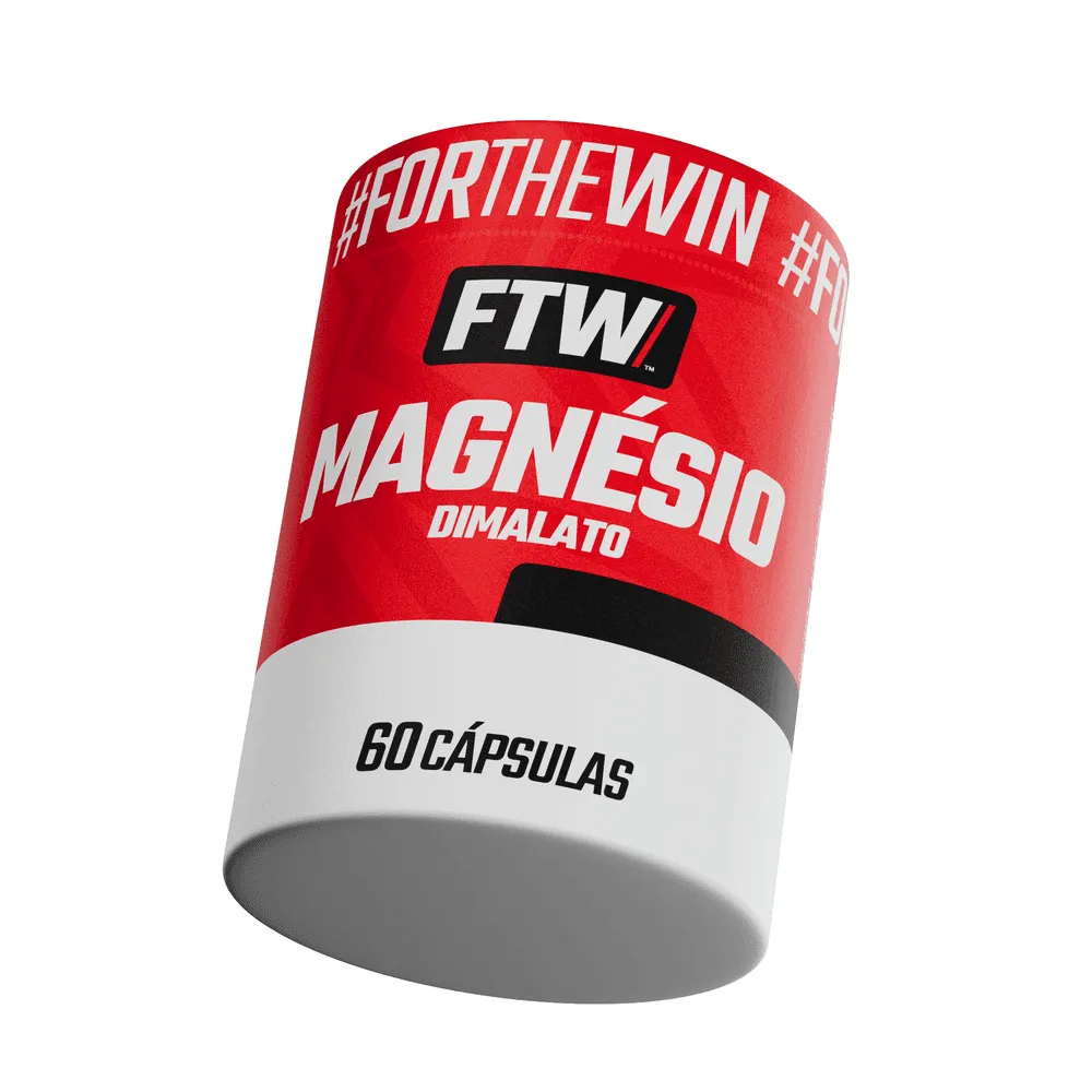 FTW Magnésio Dimalato 60 Caps – Metabolismo Energético e Função Muscular em Oferta na Shopee