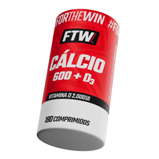 FTW Cálcio 600+D3 180 Cápsulas – Suporte Ósseo e Densidade Mineral em Oferta na Shopee