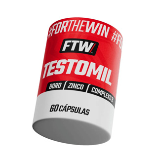 FTW Testomil Pote 60 Cápsulas - Manutenção Testosterona em Oferta na Shopee