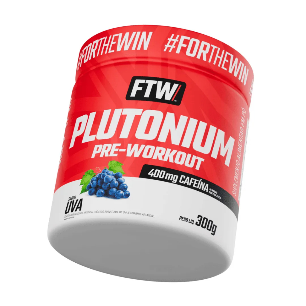 FTW Plutonium Pre-Workout 300g Sabor Uva em Oferta na Shopee